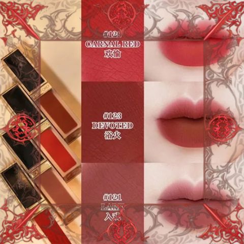 (Chính Hãng) Son Kem Tom Ford Liquid Lip Luxe Matte Màu 123 Devoted Đỏ Đất Sang Trọng, Chất Son Mượt Màng, Chăm Sóc Môi Hoàn Hảo Chính Hãng