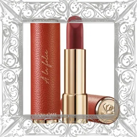 (Cao Cấp) Son Lancôme Limited 196 A La Folie Son Môi Đỏ Gạch Quyến Rũ, Dưỡng Ẩm Tự Nhiên, Phù Hợp Mọi Dịp Hàng Chuẩn