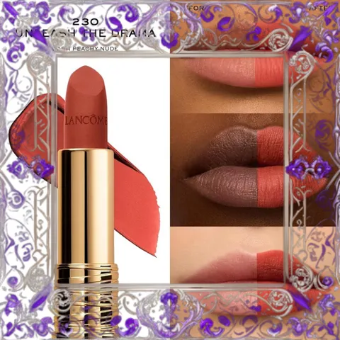 (Hàng Chất) Son Lancôme L'Absolu Rouge Drama Matte Lipstick 230 Cam Cháy Đậm Màu, Bám Lâu, Chính Hãng, Hoàn Hảo Cho Nàng Thanh Lịch Nội Địa