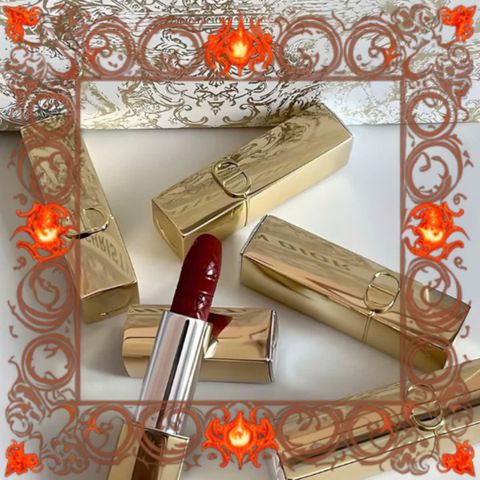 (Bản Mới) Son Dior Rouge Dior 994 Đỏ Tía Son Lì Hạn Chế Phiên Bản Vỏ Vàng Sang Trọng, Kết Cấu Satin Chính Hãng Hàng Chuẩn