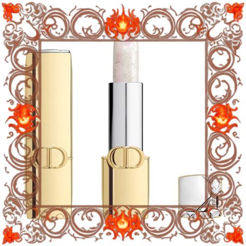 (Hàng Chất) Son Dior Rouge Dior Limited Edition 010 Crystal Sparkle Thỏi Son Sang Trọng Không Màu Có Ánh Nhũ,, Quà Tặng Độc Đáo Cao Cấp