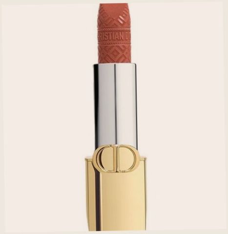 (Cao Cấp) Son Dior Rouge Dior Lipstick Màu 188 Cam Đất Limited Edition Golden Case Sang Trọng, Quyến Rũ, Chính Hãng Mẫu Mới Chính Hãng