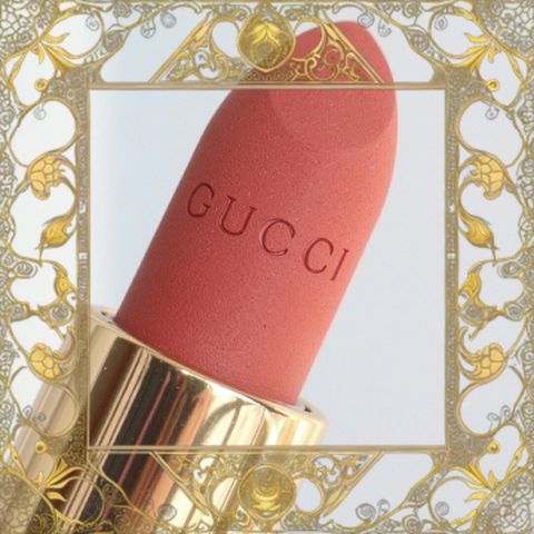 (Đẳng Cấp) Son Gucci Rouge Lip À Lèvres Voile Matte 208 Hồng Đất Chính Hãng Son Môi Cao Cấp Thời Trang, Lên Màu Đẹp, Chất Matte Đ Cao Cấp