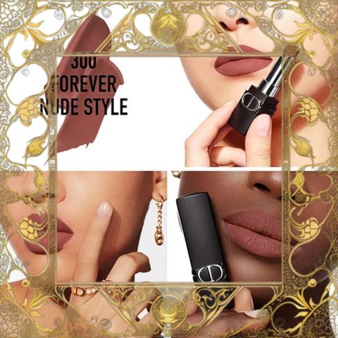 (Đẳng Cấp) Son Dior Rouge Dior Forever 300 Hồng Đất Son Môi Transfer-Proof Chính Hãng, Độ Bền 16 Giờ, Dưỡng Ẩm Tự Nhiên, Sang Trọng Nội Địa