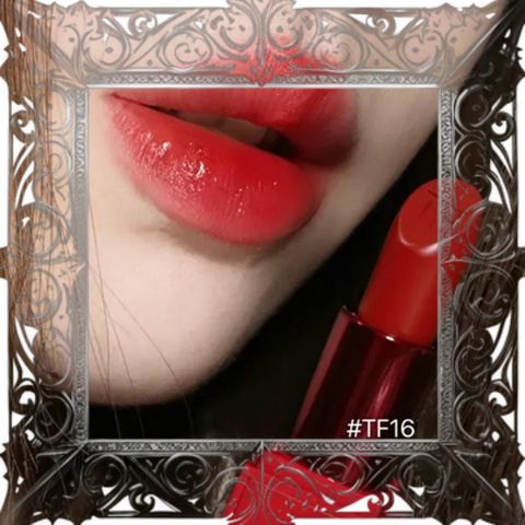 (Cao Cấp) Son Tom Ford Love Lip Color Matte Màu 16 Đỏ Thuần Limited Edition TF 16 Scarlet Rouge Son Môi Chính Hãng Sang Trọng, Độ Bám Màu Tốt Nhập Khẩu