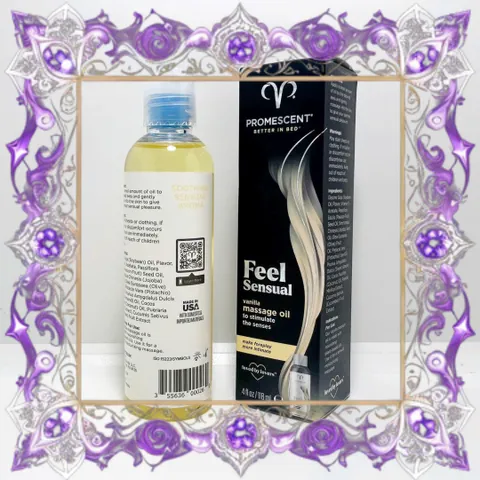 (Loại Tốt) Dầu Massage Ấm Nóng Toàn Thân Hương Vani Promescent Feel Sensual Vanilla 118ml Tăng Cường Cảm Giác Thư Giãn Cho Cơ Thể Chính Hãng