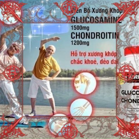 (Loại Tốt) Viên uống bổ khớp Glucosamine Chondroitin Sulfate Kirkland 280 viên Hỗ trợ xương khớp Mỹ Chính Hãng