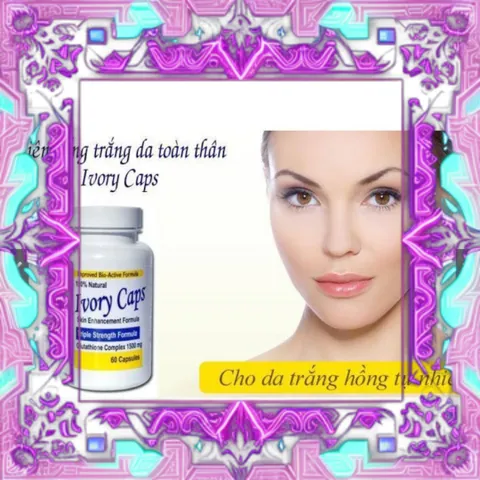 (Chính Hãng) Viên uống Ivory Caps trắng da, giảm ƞám Thực phẩm chức năng đẹp da, hỗ trợ sáng mịn, cho sức khỏe. Hàng Chuẩn
