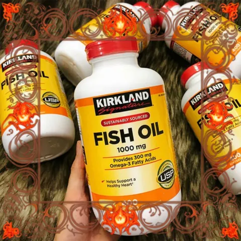 (Loại Tốt) Viên uống dầu cá Fish Oil 1000mg Kirkland 400 viên Mỹ Thực phẩm chức năng bổ sung Omega-3, tốt cho sức khỏe tim mạch Chính hãng Đầy Đủ