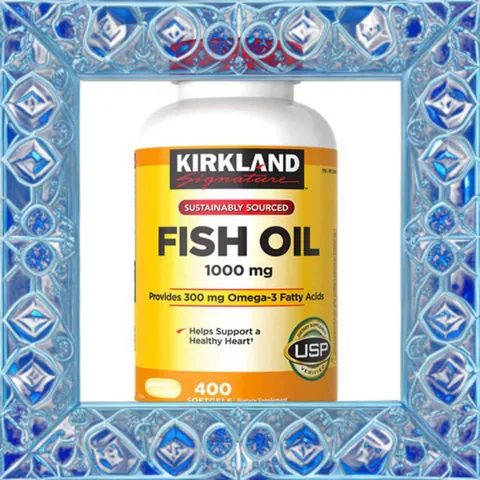(Loại Tốt) Viên uống dầu cá Fish Oil 1000mg Kirkland 400 viên Mỹ Thực phẩm chức năng bổ sung Omega-3, tốt cho sức khỏe tim mạch Chính hãng Đầy Đủ