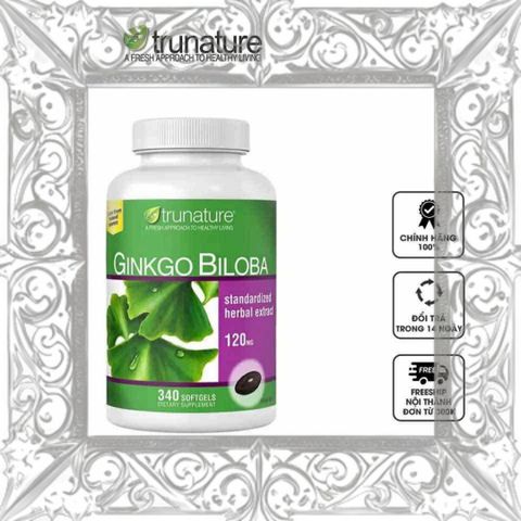 (Hàng Chuẩn) Viên Uống Bổ Não Ginkgo Biloba Mỹ 340 Viên Hỗ Trợ Tăng Cường Trí Nhớ và Tập Trung Chính Hãng