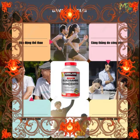 (Loại Tốt) Viên Uống Bổ Xương Khớp Kirkland Glucosamine Chondroitin 1500mg Hỗ Trợ Sức Khỏe Xương Khớp, 280 Viên Mỹ Chính Hãng Đầy Đủ
