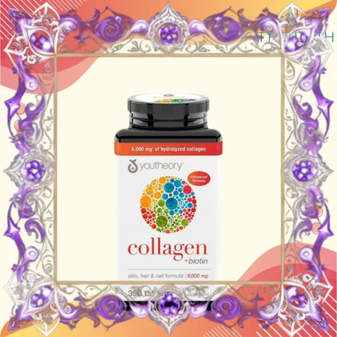 (Đẳng Cấp) Viên uống đẹp da Collagen Youtheory+ Biotin Mỹ 390 viên Thực phẩm chức năng chăm sóc da hiệu quả từ thiên nhiên Chính hãng Chính Hãng
