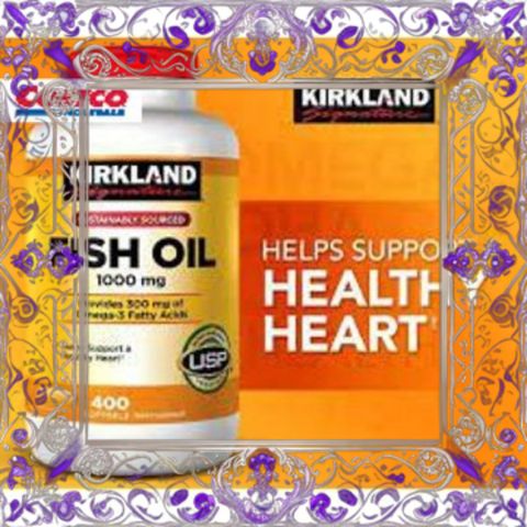(Hàng Chuẩn) Viên uống dầu cá Kirkland Fish Oil 1000Mg Mỹ Hỗ trợ sức khỏe tim mạch, bổ sung Omega-3, 400 viên Đầy Đủ