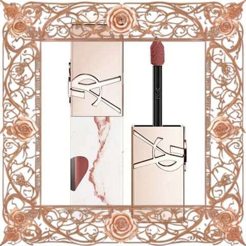 (Đẳng Cấp) Son Kem Yves Saint Laurent YSL The Inks Vinyl Cream 610 Nude Champion Màu Cam Nude Thanh Lịch, Chất Son Mịn, Khóa Ẩm Tốt Hàng Chuẩn