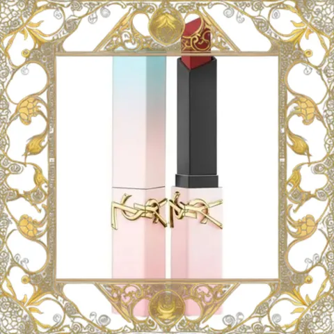 (Bản Mới) Set Son Yves Saint Laurent YSL The Slim 1966 Đỏ Đất + Loveshine Candy Glow 7B Hồng Nude Bộ Đôi Son Cao Cấp Chính Hãng Cho Ngày Lễ Tình Nhân Nội Địa