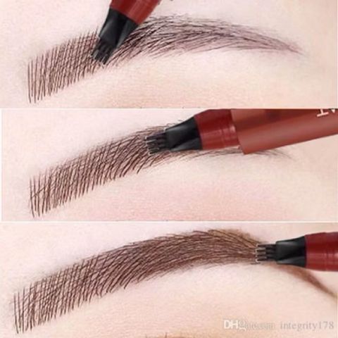 Bút kẻ mày phẩy sợi lâu trôi kháng nước, trang điểm chuyên nghiệp 783677