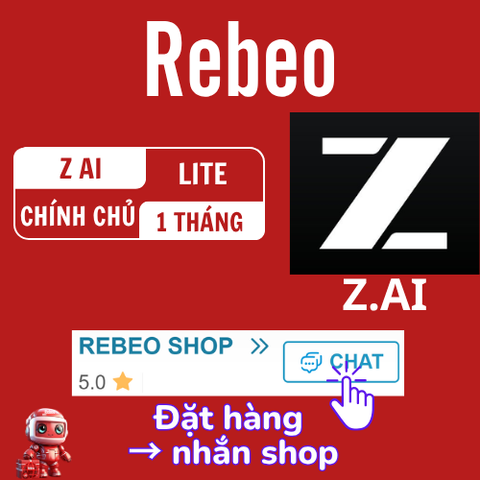 Tài khoản Z AI Chính Chủ 1 Tháng Giá Rẻ - Rebeo Shop
