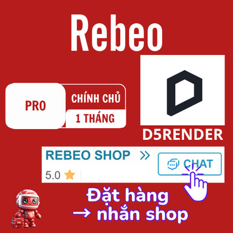Mua Tài Khoản D5render Pro Giá Siêu Rẻ - REBEO Shop