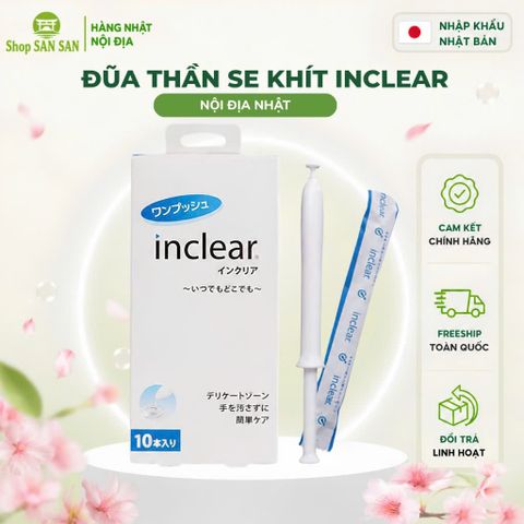 Gel Vệ Sinh Phụ Nữ INCLEAR Nội Địa Nhật – Hỗ Trợ Vệ Sinh Dịu Nhẹ, Giữ Cảm Giác Khô Thoáng, Tươi Mát
