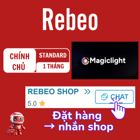 Tài khoản MagicLight AI Chính Chủ 1 Tháng Giá Rẻ - Rebeo Shop