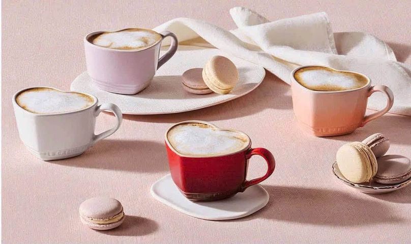 Set 4 cốc hình tim Le Creuset 220ml