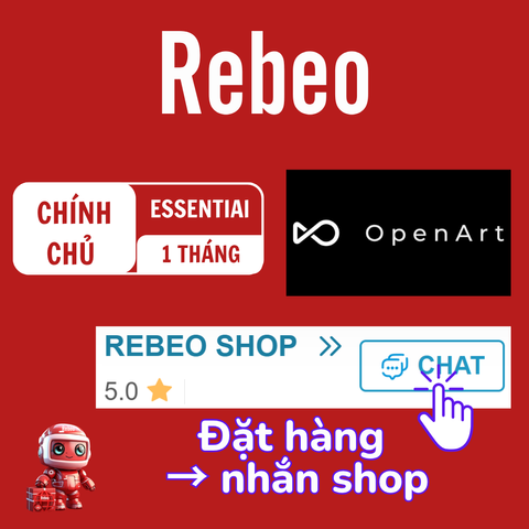Tài Khoản Chính Chủ Openart AI 1 Tháng Giá Siêu Rẻ - REBEO Shop
