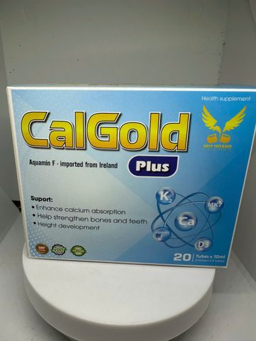 CalGold Plus Nhãn Vàng - Bổ Sung Canxi Từ Tảo Biển Đỏ, Hỗ Trợ Xương Chắc Khỏe