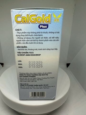 CalGold Plus Nhãn Vàng - Bổ Sung Canxi Từ Tảo Biển Đỏ, Hỗ Trợ Xương Chắc Khỏe