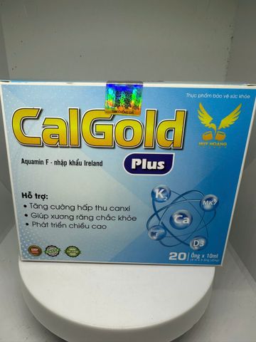 CalGold Plus Nhãn Vàng - Bổ Sung Canxi Từ Tảo Biển Đỏ, Hỗ Trợ Xương Chắc Khỏe