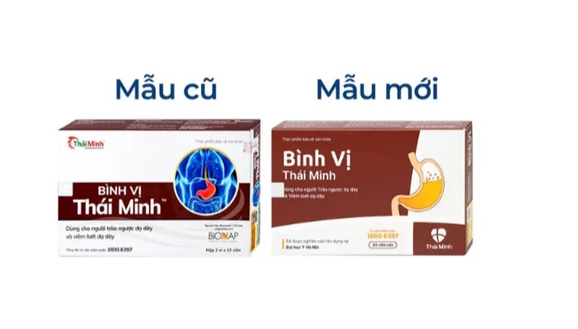 Viên uống giảm acid dịch vị Bình Vị Thái Minh (2 vỉ x 10 viên)