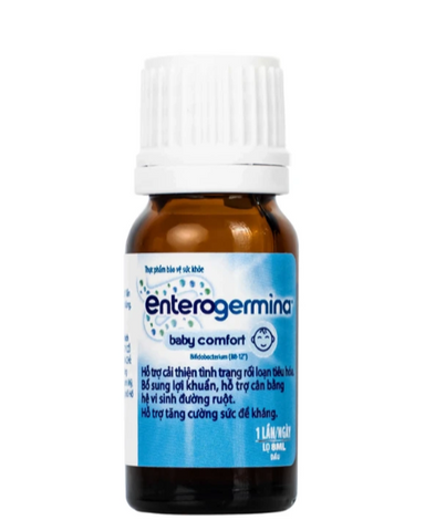 Men vi sinh Enterogermina Baby Comfort Sanofi cho trẻ sơ sinh chứa lợi khuẩn BB12 (Lọ 8ml)