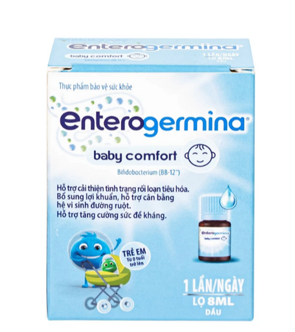 Men vi sinh Enterogermina Baby Comfort Sanofi cho trẻ sơ sinh chứa lợi khuẩn BB12 (Lọ 8ml)