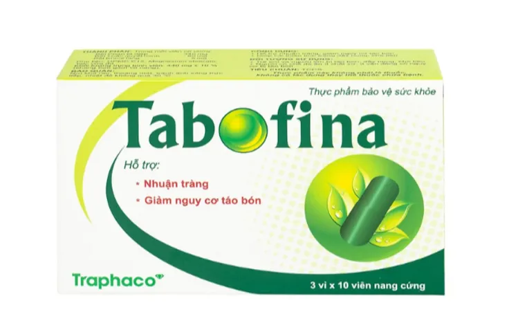 Viên hỗ trợ giảm nguy cơ táo bón Tabofina Traphaco (3 vỉ x 10 viên)