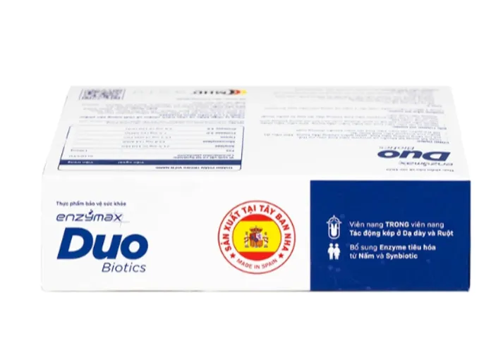 Viên hỗ trợ tăng cường tiêu hóa Enzymax Duo Biotics MHD (2 vỉ x 10 viên)