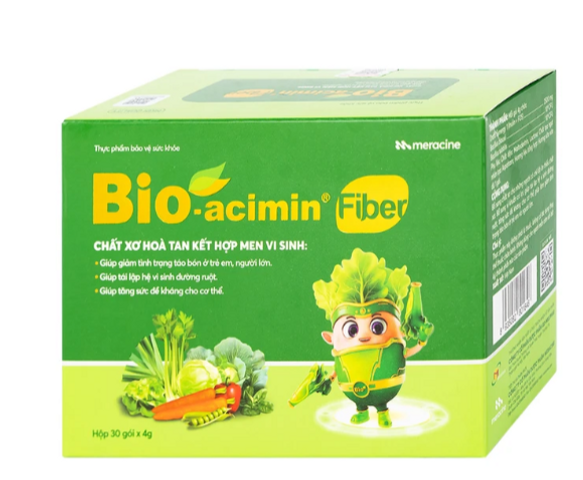 Cốm giúp làm giảm táo bón Bio-acimin Fiber Meracine (30 gói)