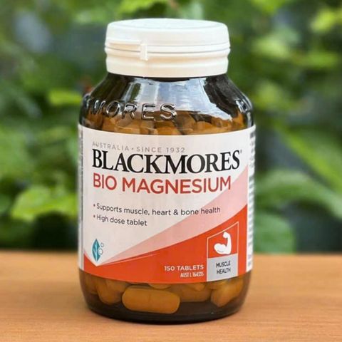 Viên uống Blackmores Bio Magnesium |100 & 150 viên| - Ngăn ngừa & giảm thiểu tình trạng chuột rút/căng cơ - Hỗ trợ sức khỏe cơ bắp/xương & hệ thần kinh