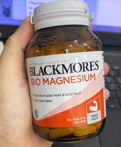 Viên uống Blackmores Bio Magnesium |100 & 150 viên| - Ngăn ngừa & giảm thiểu tình trạng chuột rút/căng cơ - Hỗ trợ sức khỏe cơ bắp/xương & hệ thần kinh