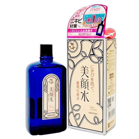 Nước Hoa Hồng Meishoku Bigan 90ml, nổi bật với khả năng kiểm soát bã nhờn, làm dịu nốt mụn sưng đỏ và se cồi mụn nhanh chóng