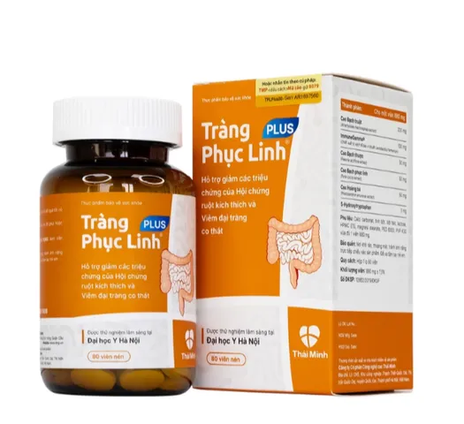 Viên giảm triệuu chứngg ruột Tràng Phục Linh Plus (80 viên)