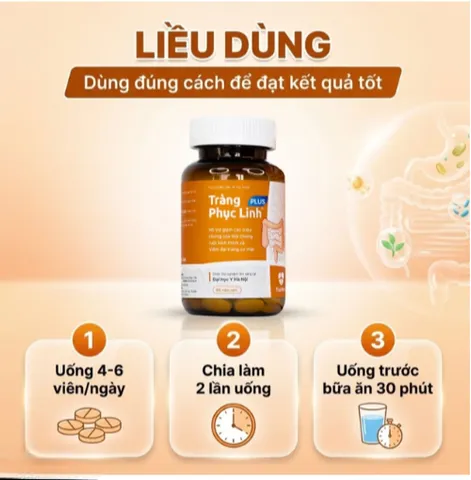 Viên giảm triệuu chứngg ruột Tràng Phục Linh Plus (80 viên)