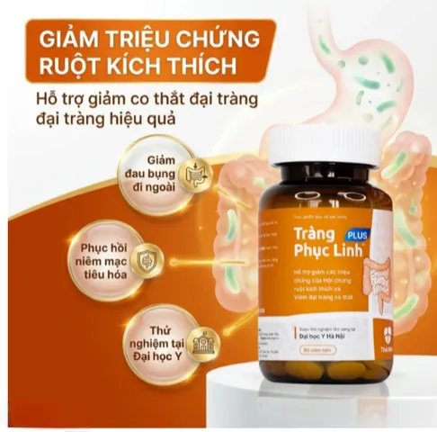 Viên giảm triệuu chứngg ruột Tràng Phục Linh Plus (80 viên)