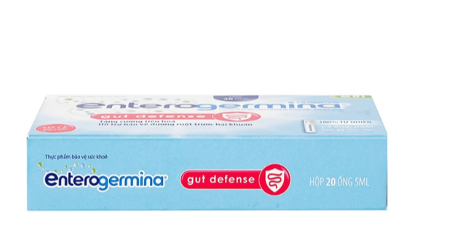 Hỗn dịch uống men vi sinh Enterogermina Gut Defense Sanofi tăng cường tiêu hóa, hỗ trợ bảo vệ đường ruột