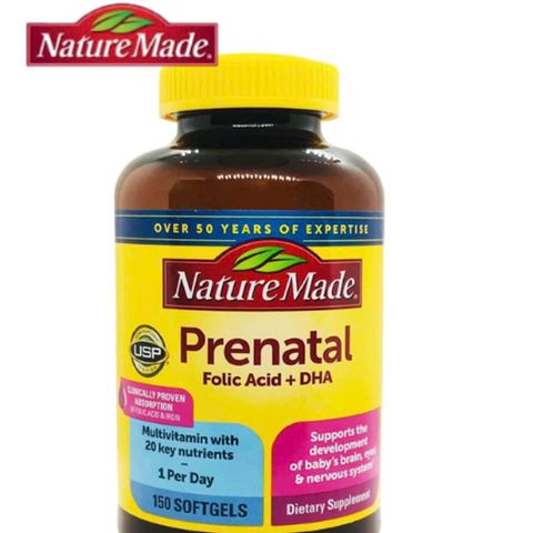 Vitamin tổng hợp cho bà bầu Prenatal DHA Nature Made 150 viên