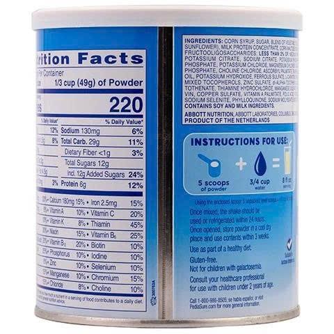 Sữa PediaSure Grow & Gain Nội Địa Mỹ 400g (Dành cho bé từ 2-13 tuổi) - Sữa Bột Công Thức