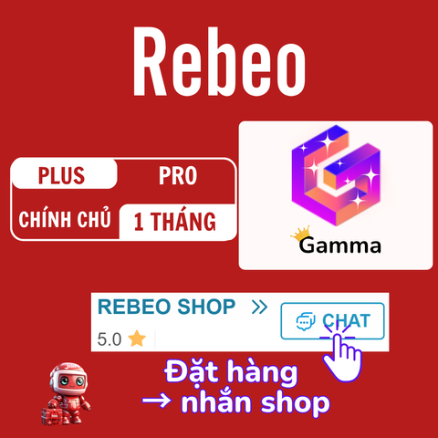 Nâng cấp chính chủ tài khoản Gamma Plus, Gamma Pro giá rẻ