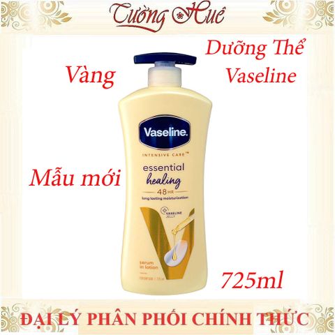 Dưỡng Thể Vaseline 725ml - Sữa Dưỡng Trắng Da, Ngăn Ngừa Khô Ráp, Giúp Da Mềm Mịn, Nhiều Mùi Hương Tùy Chọn