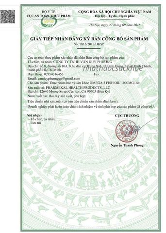 Viên uống dầu cá Pharmekal Omega 3 Fish Oil 1000mg - Hỗ trợ sức khỏe, làm đẹp da từ cá biển sạch, chống oxi hóa, tốt cho mắt và não bộ