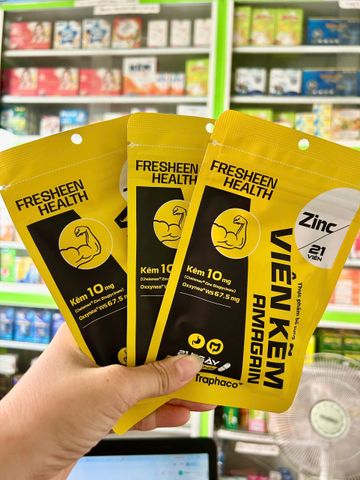 combo 3 túi kẽm Amagain tốt cho sức khỏe nam - hàng mới, date mới