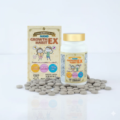 (Hàng nhập khẩu) Viên uống Nano Habit EX hỗ trợ phát triển chiều cao và trí não cho trẻ - Dinh dưỡng toàn diện, hương cacao thơm ngon, dễ uống.